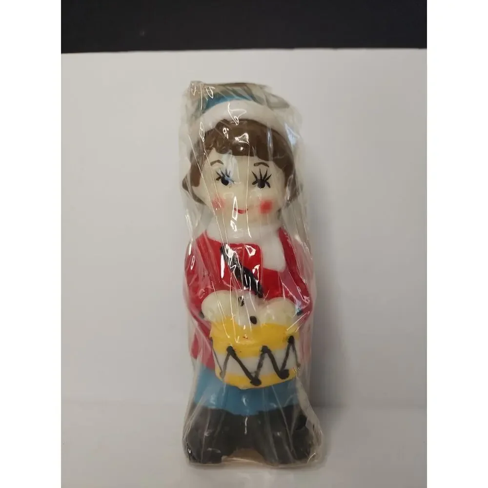 Vintage Christmas‎ Drummer Boy Holiday Candle New in Packaging 5.5